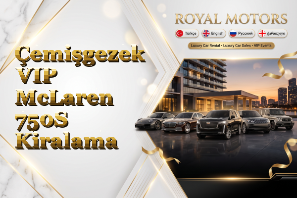 Çemişgezek VIP McLaren 750S Kiralama