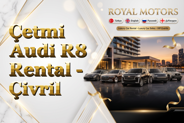Çetmi Audi R8 Rental - Çivril