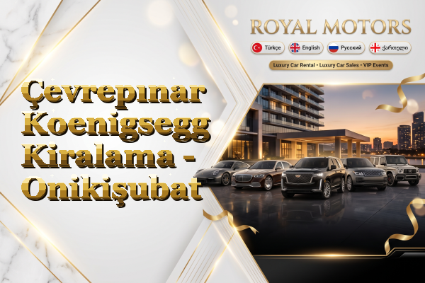 Çevrepınar Koenigsegg Kiralama - Onikişubat