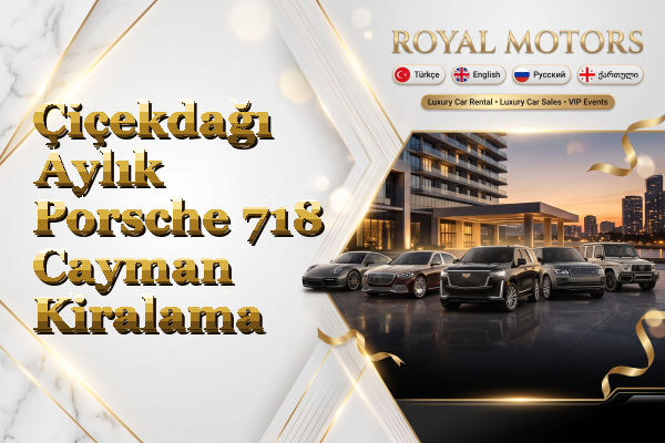 Çiçekdağı Aylık Porsche 718 Cayman Kiralama