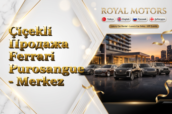 Çiçekli Продажа Ferrari Purosangue - Merkez