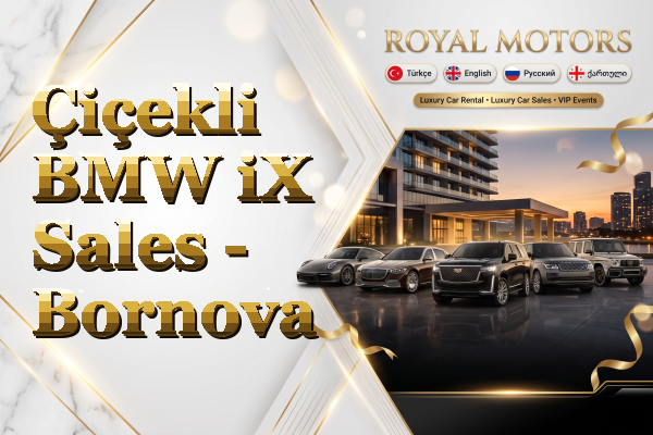 Çiçekli BMW iX Sales - Bornova