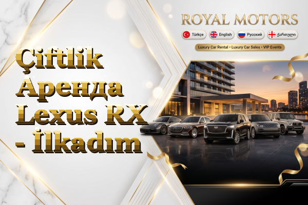 Çiftlik Аренда Lexus RX - İlkadım