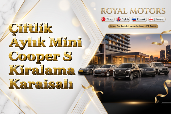Çiftlik Aylık Mini Cooper S Kiralama - Karaisalı
