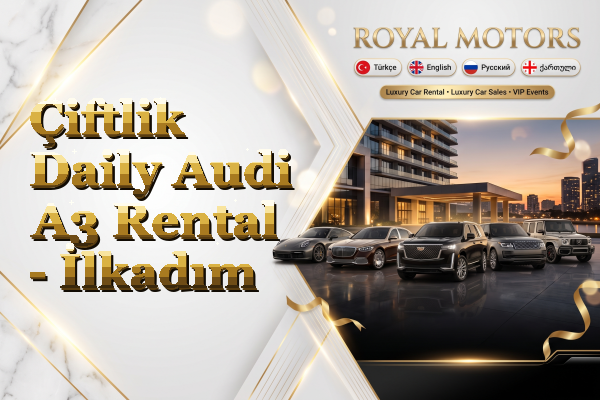 Çiftlik Daily Audi A3 Rental - İlkadım