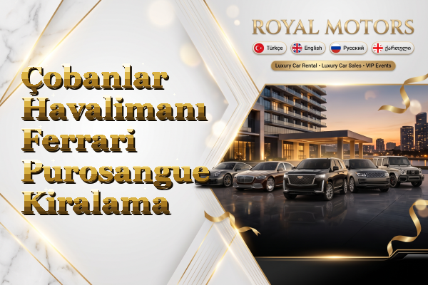 Çobanlar Havalimanı Ferrari Purosangue Kiralama
