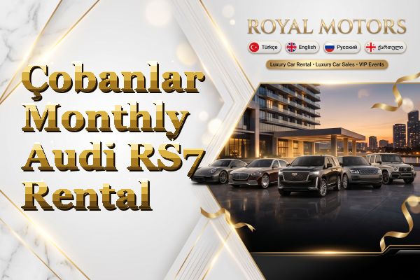 Çobanlar Monthly Audi RS7 Rental