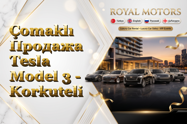 Çomaklı Продажа Tesla Model 3 - Korkuteli