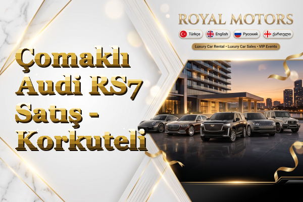 Çomaklı Audi RS7 Satış - Korkuteli
