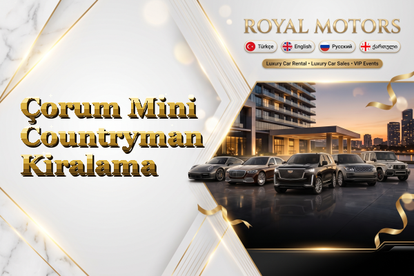 Çorum Mini Countryman Kiralama