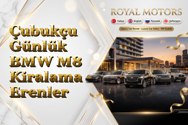 Çubukçu Günlük BMW M8 Kiralama - Erenler