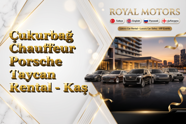 Çukurbağ Chauffeur Porsche Taycan Rental - Kaş