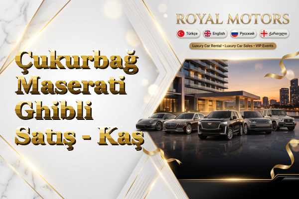 Çukurbağ Maserati Ghibli Satış - Kaş