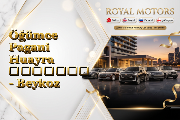 Öğümce Pagani Huayra გაყიდვა - Beykoz