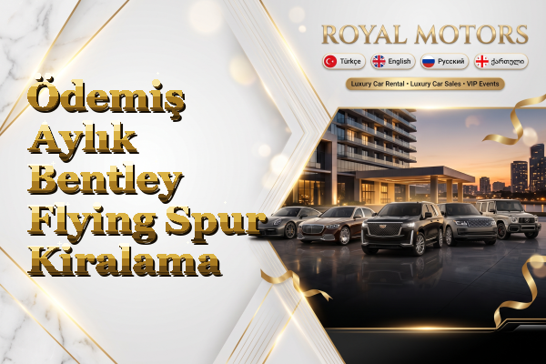 Ödemiş Aylık Bentley Flying Spur Kiralama