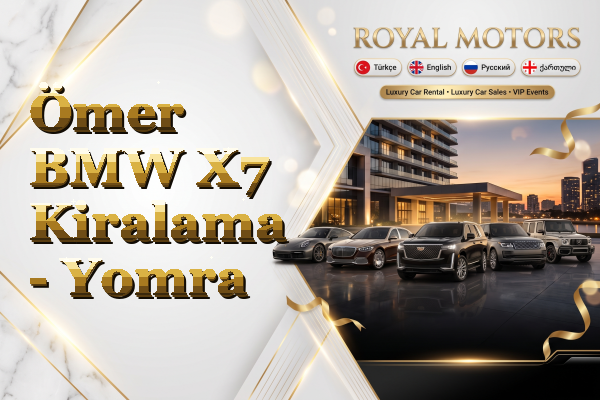 Ömer BMW X7 Kiralama - Yomra