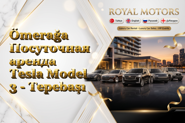 Ömerağa Посуточная аренда Tesla Model 3 - Tepebaşı