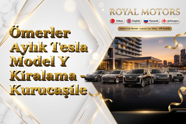 Ömerler Aylık Tesla Model Y Kiralama - Kurucaşile