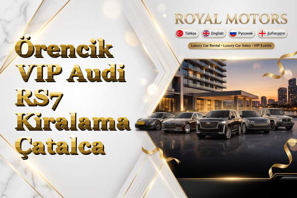 Örencik VIP Audi RS7 Kiralama - Çatalca