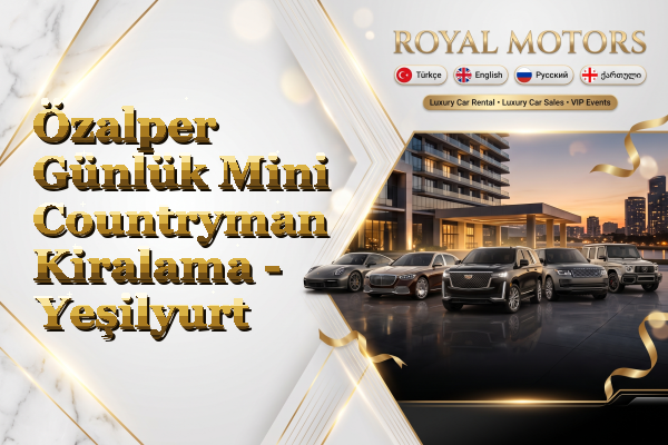 Özalper Günlük Mini Countryman Kiralama - Yeşilyurt