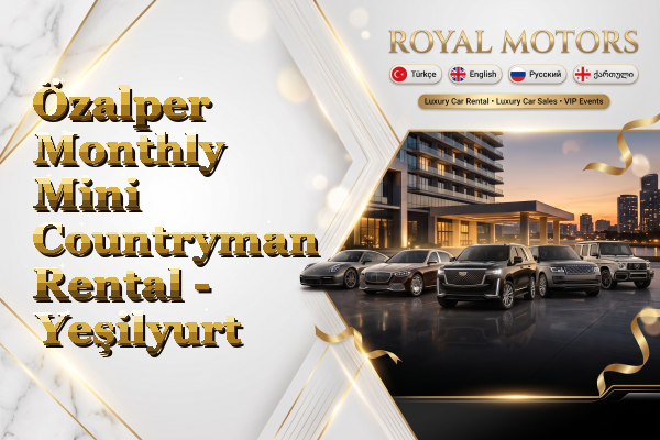 Özalper Monthly Mini Countryman Rental - Yeşilyurt