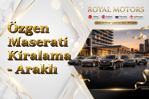 Özgen Maserati Kiralama - Araklı