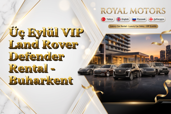 Üç Eylül VIP Land Rover Defender Rental - Buharkent