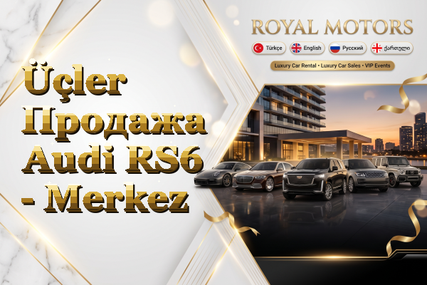 Üçler Продажа Audi RS6 - Merkez