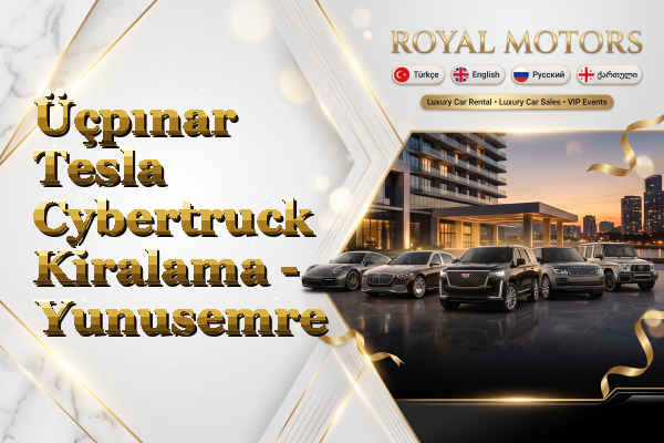 Üçpınar Tesla Cybertruck Kiralama - Yunusemre