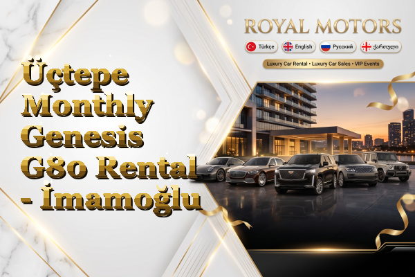 Üçtepe Monthly Genesis G80 Rental - İmamoğlu