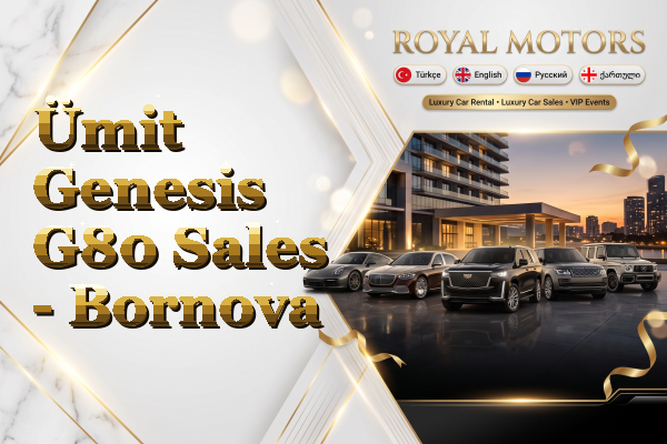 Ümit Genesis G80 Sales - Bornova