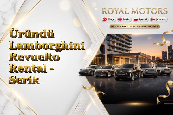 Üründü Lamborghini Revuelto Rental - Serik