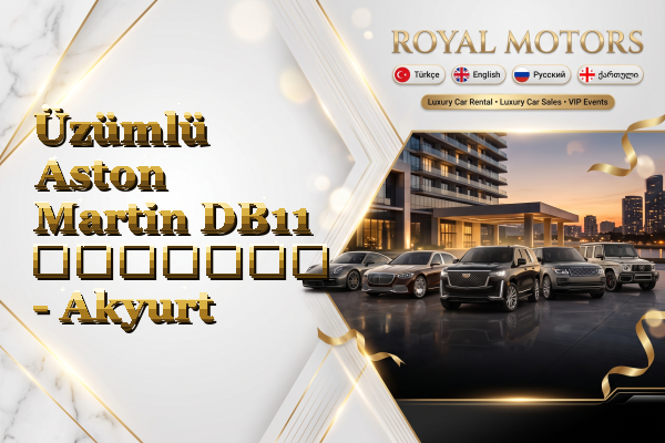 Üzümlü Aston Martin DB11 გაყიდვა - Akyurt