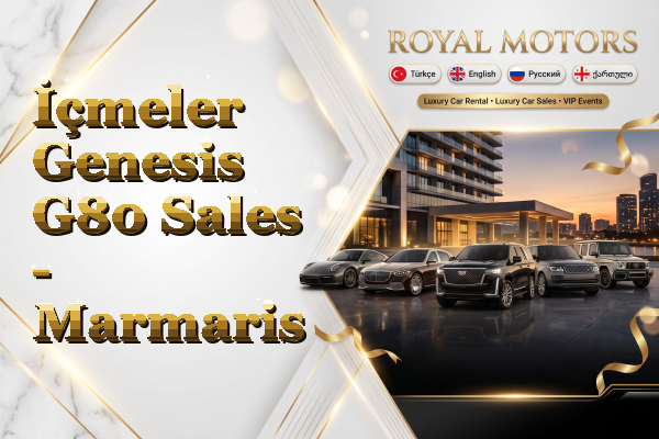 İçmeler Genesis G80 Sales - Marmaris