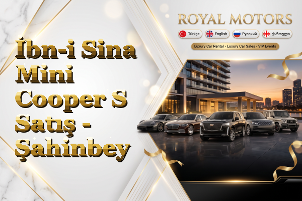 İbn-i Sina Mini Cooper S Satış - Şahinbey