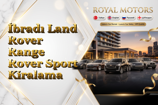 İbradı Land Rover Range Rover Sport Kiralama
