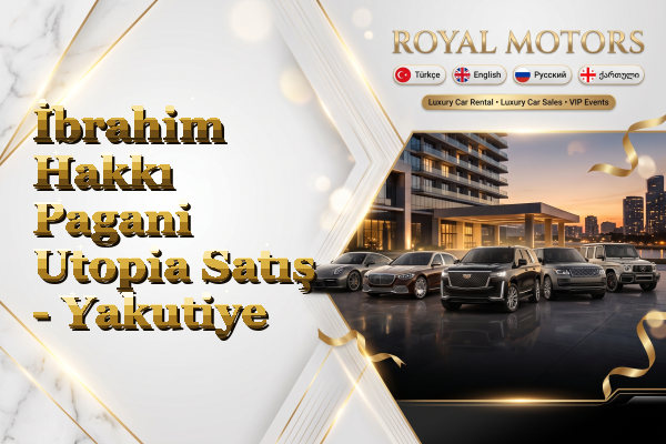 İbrahim Hakkı Pagani Utopia Satış - Yakutiye