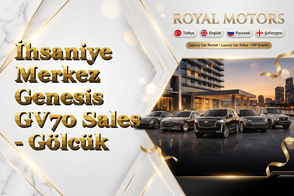 İhsaniye Merkez Genesis GV70 Sales - Gölcük