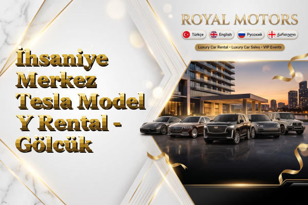 İhsaniye Merkez Tesla Model Y Rental - Gölcük
