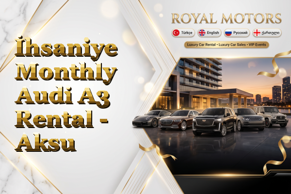 İhsaniye Monthly Audi A3 Rental - Aksu