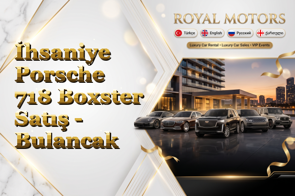 İhsaniye Porsche 718 Boxster Satış - Bulancak