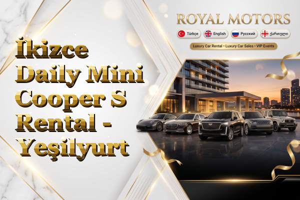 İkizce Daily Mini Cooper S Rental - Yeşilyurt