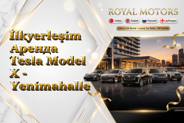 İlkyerleşim Аренда Tesla Model X - Yenimahalle