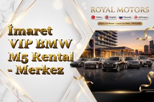 İmaret VIP BMW M5 Rental - Merkez