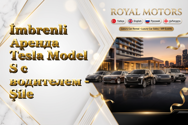 İmbrenli Аренда Tesla Model S с водителем - Şile