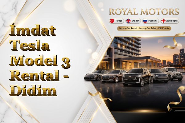 İmdat Tesla Model 3 Rental - Didim