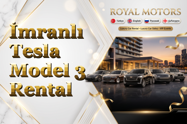 İmranlı Tesla Model 3 Rental