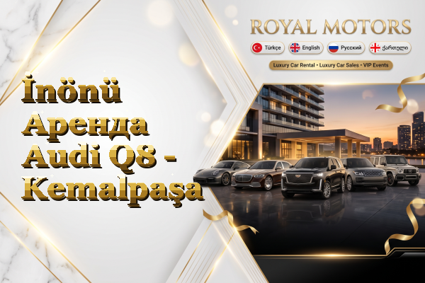 İnönü Аренда Audi Q8 - Kemalpaşa