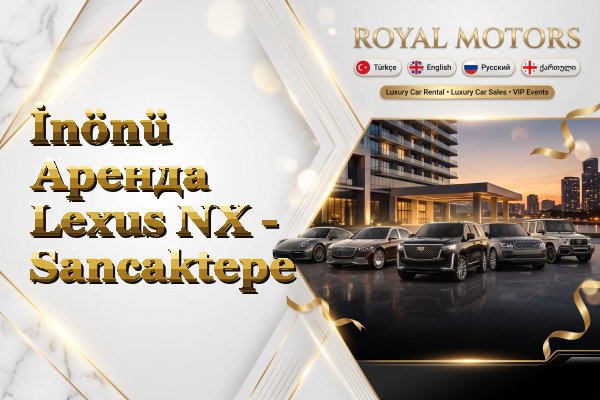 İnönü Аренда Lexus NX - Sancaktepe