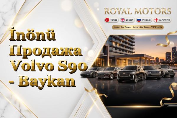 İnönü Продажа Volvo S90 - Baykan